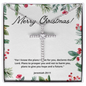 Jeremiah 29:11 Scripture, Merry Christmas, Happy Holiday Necklace, Cross Faith Jewelry