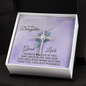 Daughter Faith Cross Necklace, Scripture Encouragement Jewelry Gift, Motivation