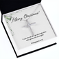 Phil 4:13 Strength Bible Scripture, Cross Necklace, Faith Christian Jewelry, Christmas Necklace