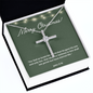 John 3:16 Bible Scripture, Cross Necklace, Faith Christian Jewelry, Christmas Necklace