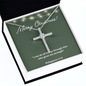 Phil 4:13 Strength Bible Scripture, Cross Necklace, Faith Christian Jewelry, Christmas Necklace