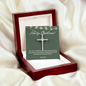 John 3:16 Bible Scripture, Cross Necklace, Faith Christian Jewelry, Christmas Necklace