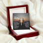 Sister Faith Cross Necklace, Scripture Encouragement Jewelry Gift, Motivation