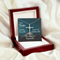Son Faith Cross Necklace, Scripture Encouragement Jewelry Gift, Motivation