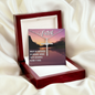 Faith Cross Necklace, Scripture Encouragement Jewelry Gift, Motivation