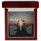 Sister Faith Cross Necklace, Scripture Encouragement Jewelry Gift, Motivation