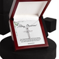 Jeremiah 29:11 Bible Scripture, Cross Necklace, Faith Christian Jewelry, Christmas Necklace