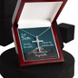 Son Faith Cross Necklace, Scripture Encouragement Jewelry Gift, Motivation