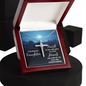 To my beautiful daughter, trust in the lord, Cross Necklace, Daughter Faith Cross Necklace, Scripture Encouragement Jewelry Gift, Motivation