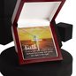 Faith is not a light, Cross Necklace, Faith can move mountains Cross Necklace, Scripture Encouragement Jewelry Gift