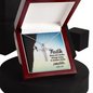 Faith can move mountains Cross Necklace, Scripture Encouragement Jewelry Gift