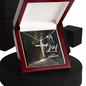 Faith Cross Necklace, Scripture Encouragement Jewelry Gift, Motivation