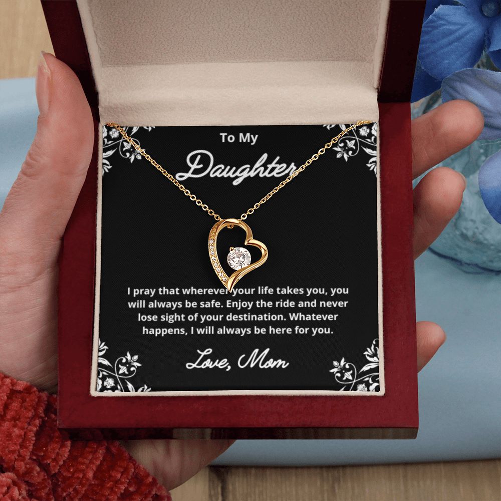 To My Daughter Necklace, Mother Daughter Necklace, Mother to Daughter Birthday Gift, Gifts to Daughter from Mom, Daughter Jewelry