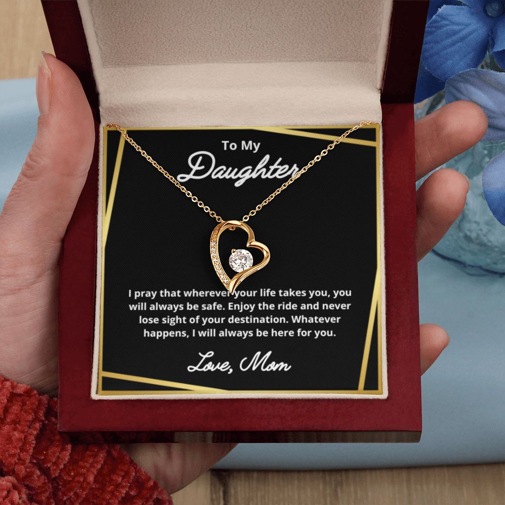 To My Daughter Necklace, Mother Daughter Necklace, Mother to Daughter Birthday Gift, Gifts to Daughter from Mom, Daughter Jewelry