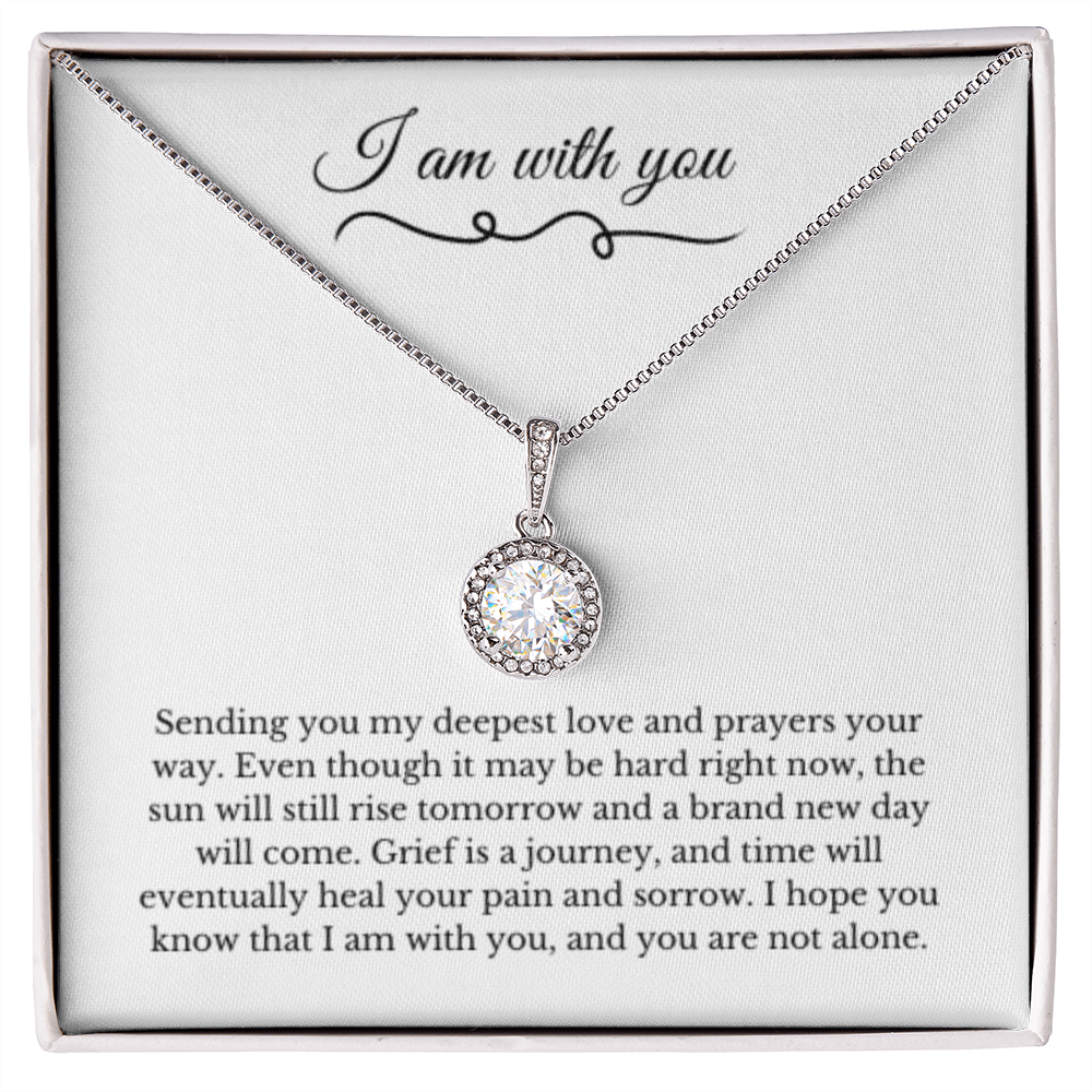 Eternal Hope Necklace, Dealing with Loss Gift, I am with you, Grief, Thinking of you, Bereavement Jewelry, Sympathy, Loss of Loved One Necklace, Sympathy Necklace