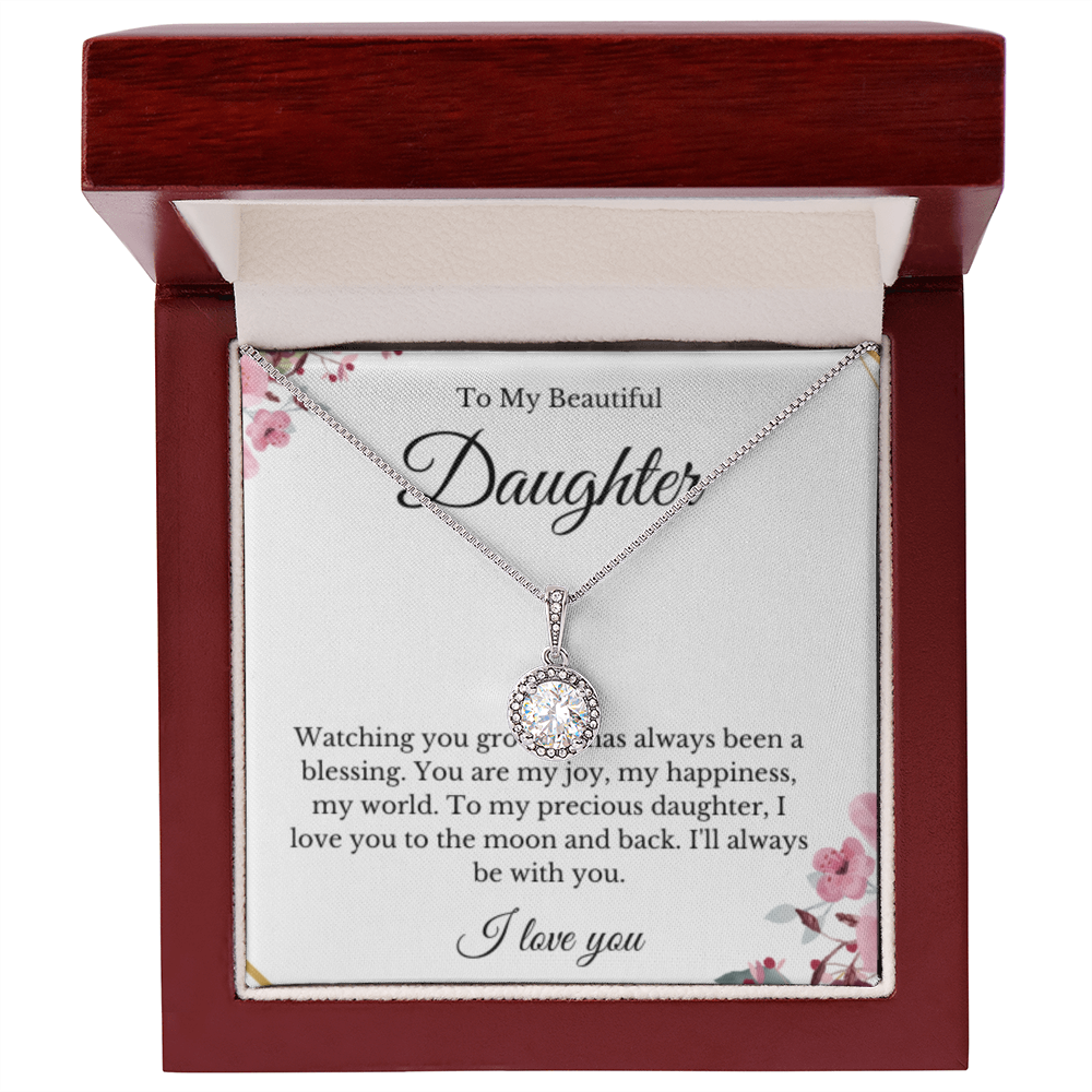 Eternal Hope, Mom Daughter Necklace, Mom Gift, Mother's Day Gift, Daughter Gift, Jewelry for Mom, Message Card Necklace, Christmas Gift