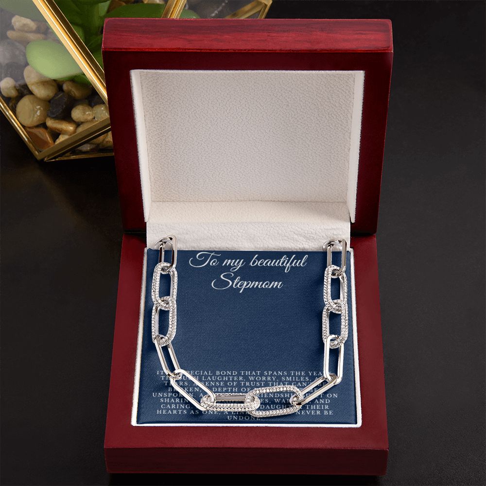 To My Beautiful Stepmom Forever Linked Necklace