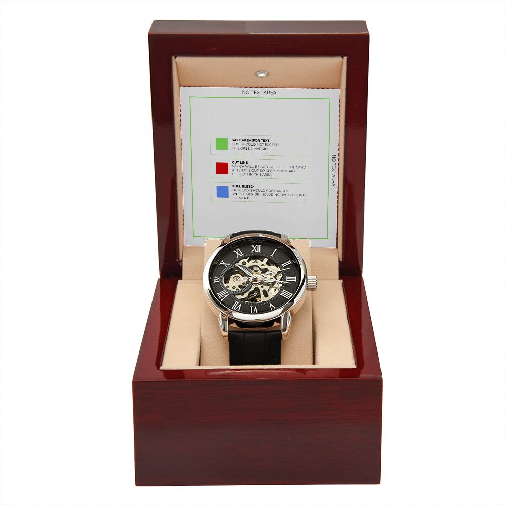 Openwork Watch Template
