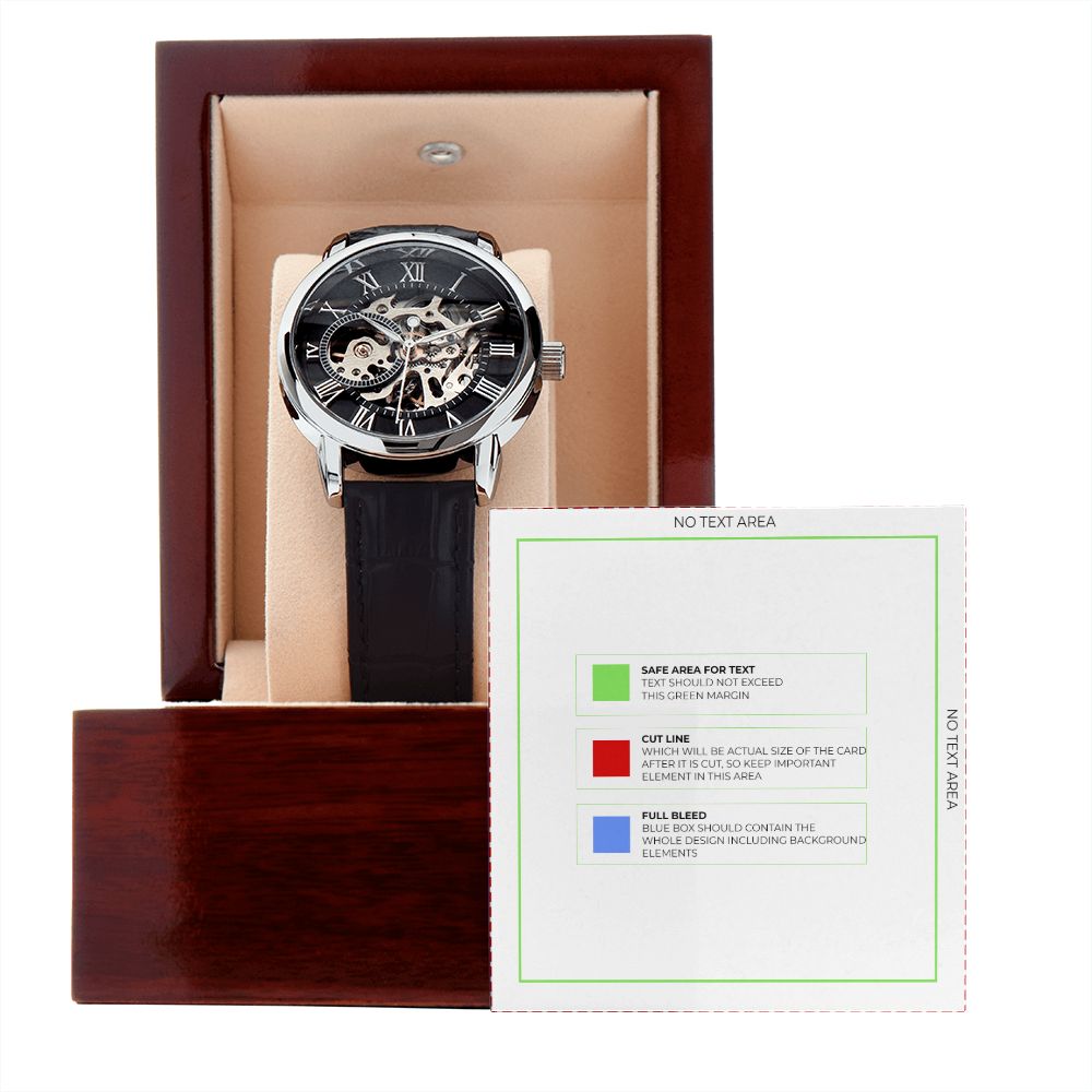 Openwork Watch Template