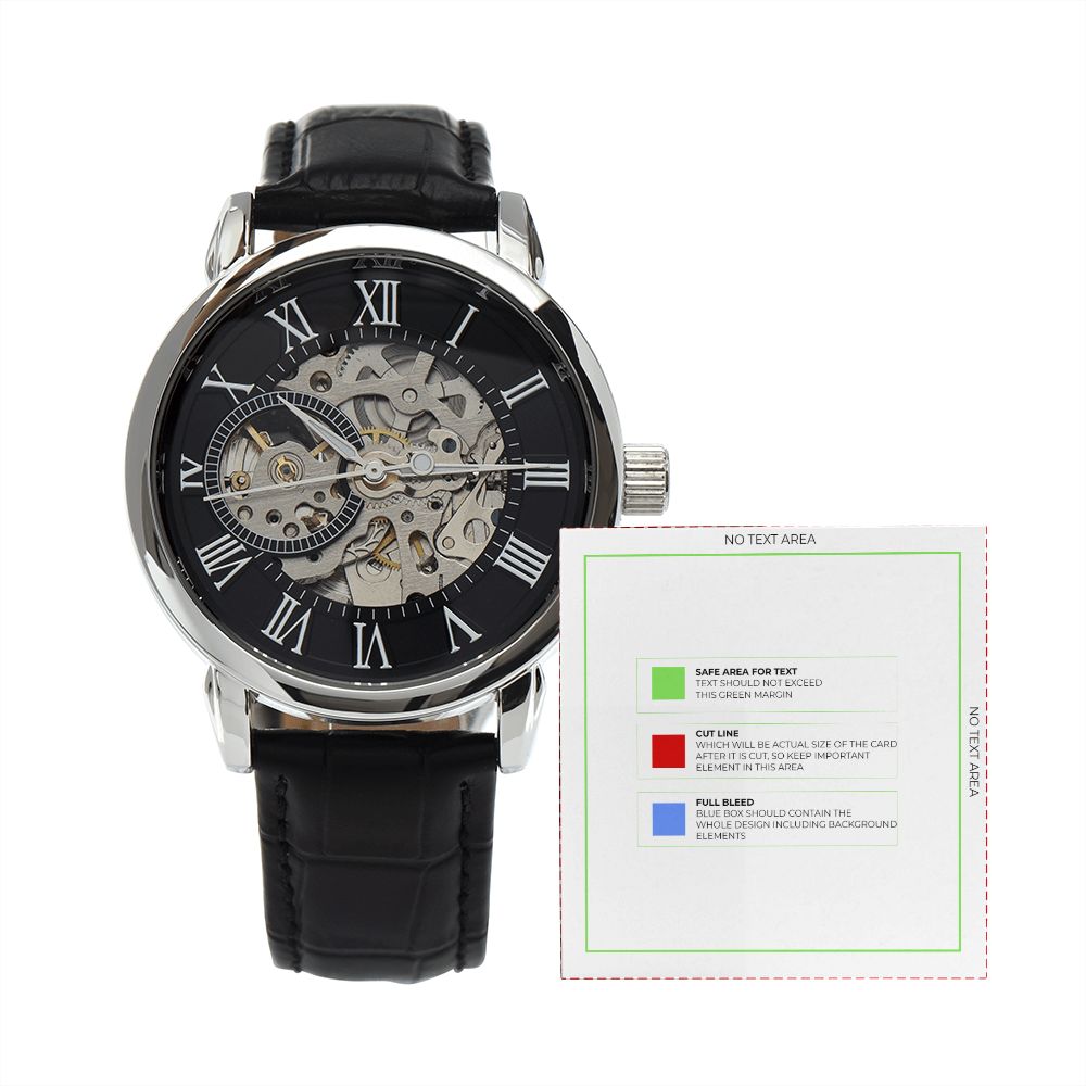 Openwork Watch Template