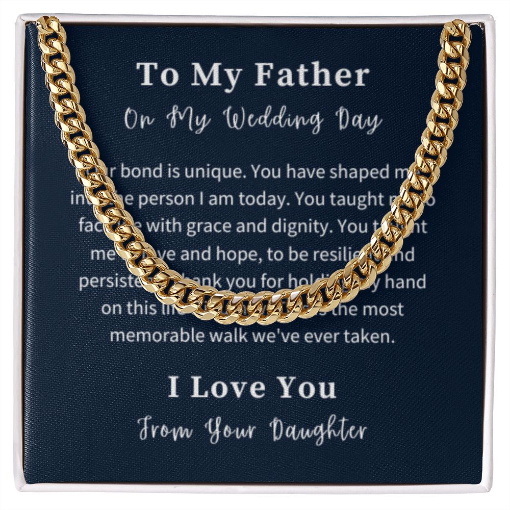 Cuban Link Chain Necklace Gift For Him, Birthday Gift For Him, Christmas Gift Jewelry For Him