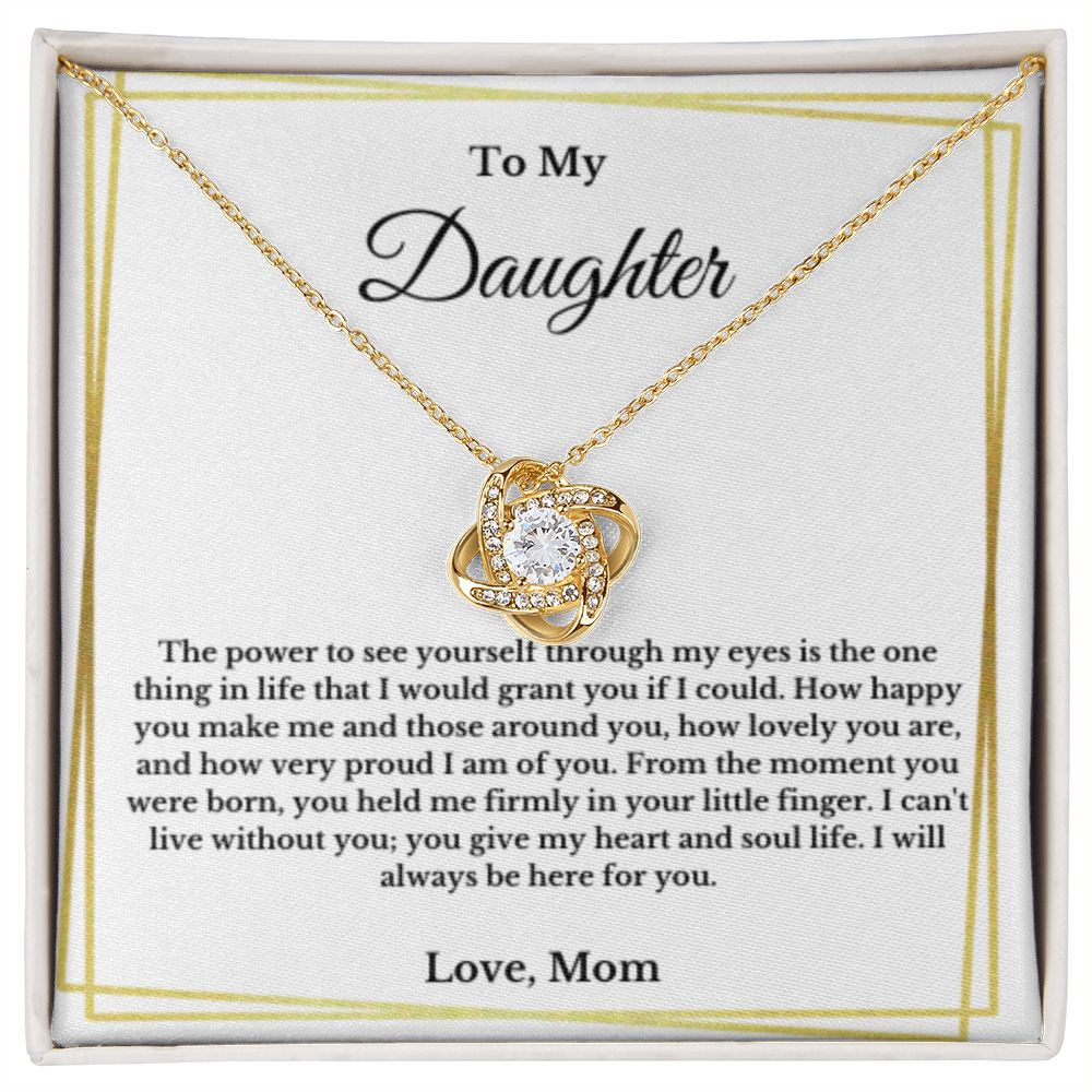 To My Daughter Necklace, Mother Daughter Necklace, Mother to Daughter Birthday Gift, Gifts to Daughter from Mom