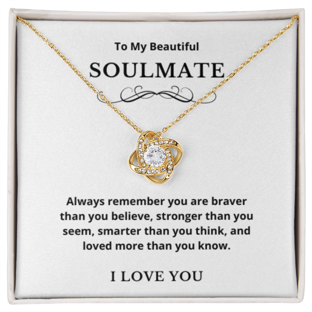 Hearts Jewelry, FG Family Gift, Wife Necklace, Gift from Husband/Boyfriend, To My Soulmate Jewelry, Birthday Gift
