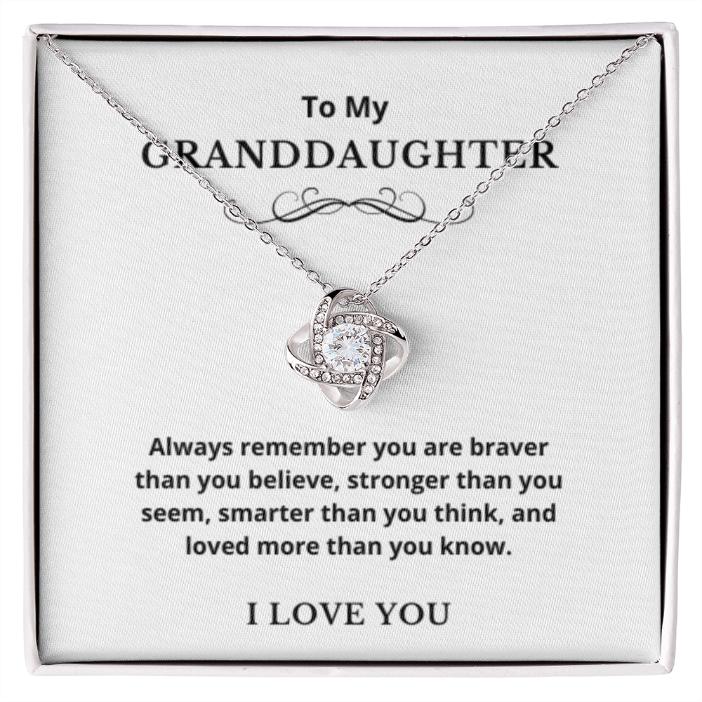 Hearts Jewelry, FG Family Gift, Grandchild Granddaughter Necklace, Gift from Grandma/Grandpa, To My Granddaguther Jewelry, Birthday Gift