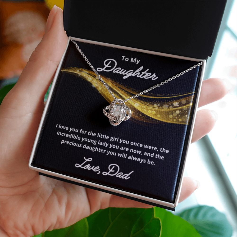 To My Daughter Necklace, Father Daughter Necklace, Father to Daughter Birthday Gift, Gifts to Daughter from Dad