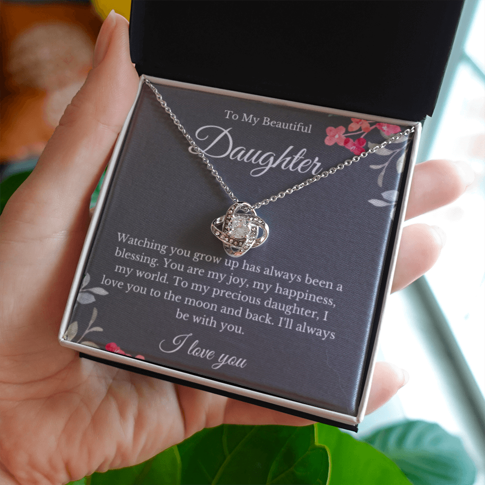 Love Knot, Mother Daughter Necklace, Mom Gift, Mother's Day Gift, Daughter Gift, Jewelry for Mom, Christmas Gift For Mom, Minimalist Summer Jewelry