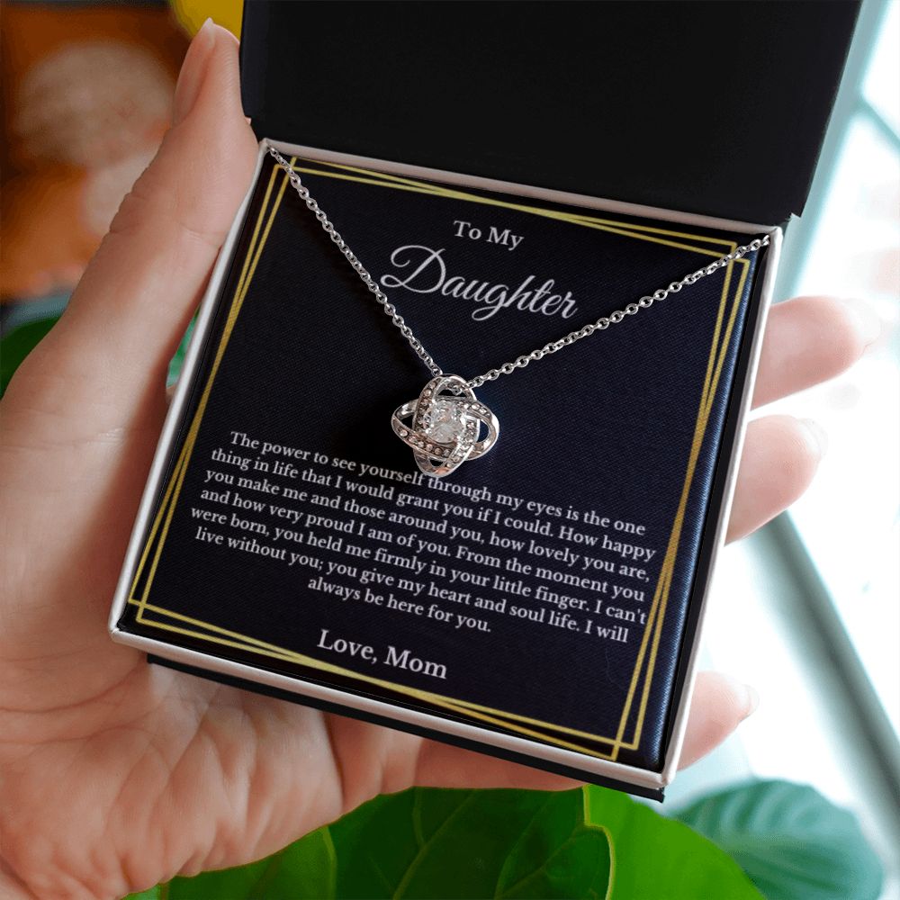 To My Daughter Necklace, Mother Daughter Necklace, Mother to Daughter Birthday Gift, Gifts to Daughter from Mom