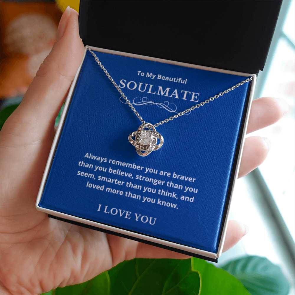 Hearts Jewelry, FG Family Gift, Wife Necklace, Gift from Husband/Boyfriend, To My Soulmate Jewelry, Birthday Gift