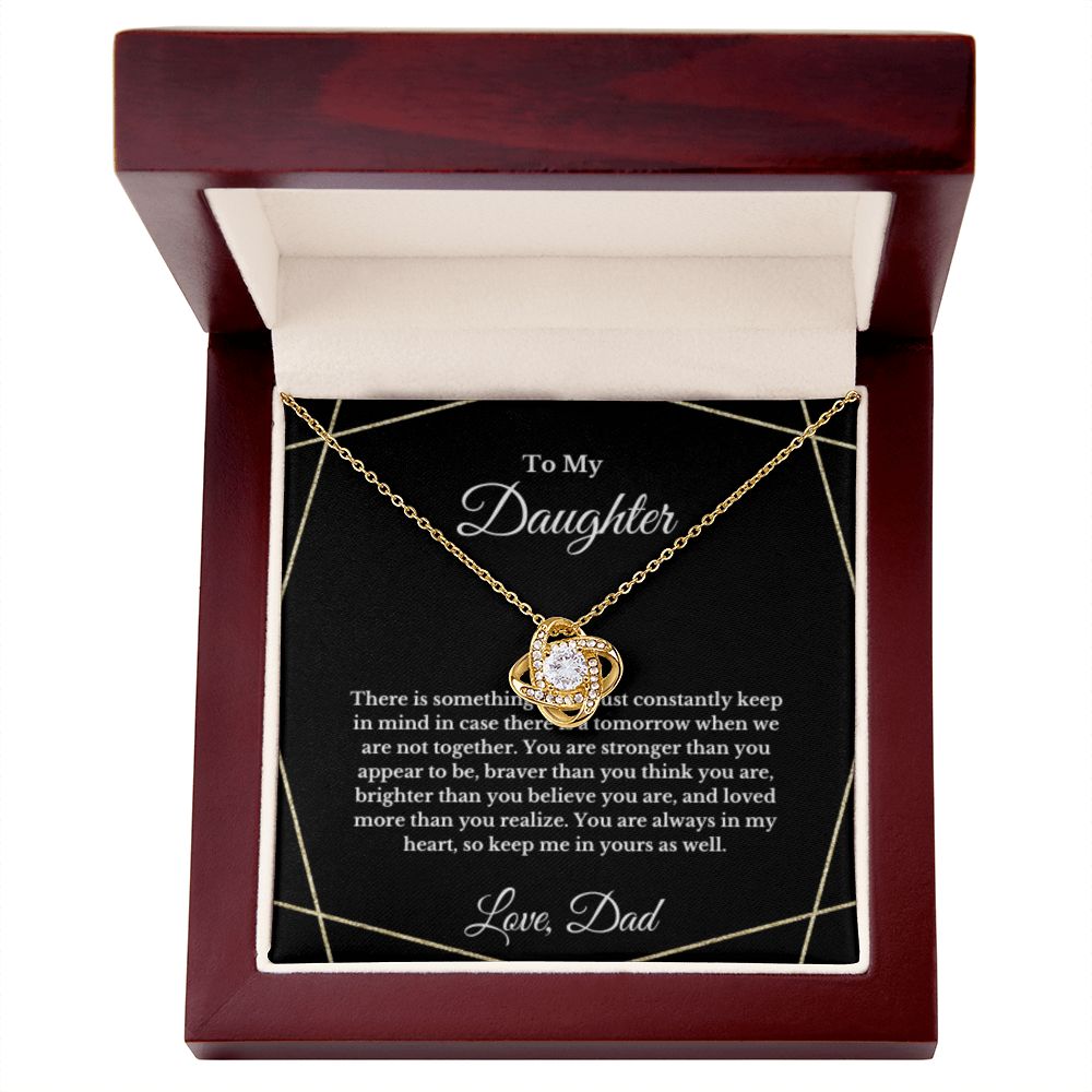 To My Daughter Necklace, Father Daughter Necklace, Father to Daughter Birthday Gift, Gifts to Daughter from Dad