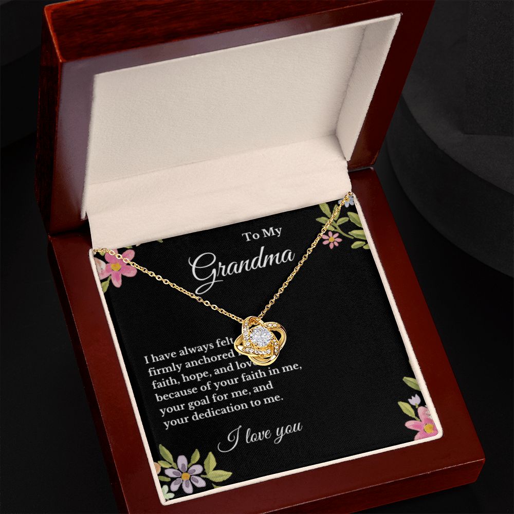 To My Grandma Necklace, Granddaughter Gift to Grandma, From Granddaughter, From Grandson, Grandma Birthday Gift, Christmas Gift for Her