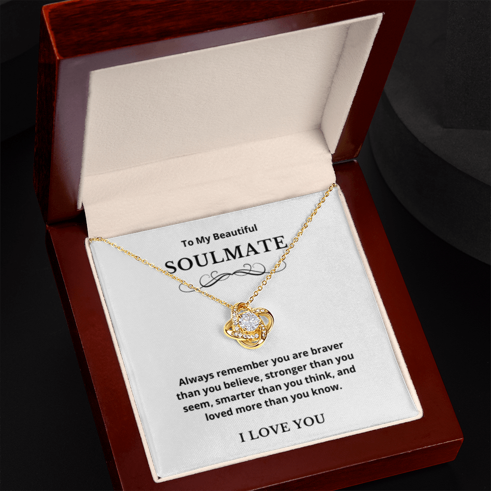 Hearts Jewelry, FG Family Gift, Wife Necklace, Gift from Husband/Boyfriend, To My Soulmate Jewelry, Birthday Gift