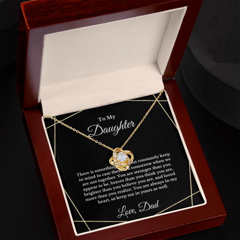 To My Daughter Necklace, Father Daughter Necklace, Father to Daughter Birthday Gift, Gifts to Daughter from Dad