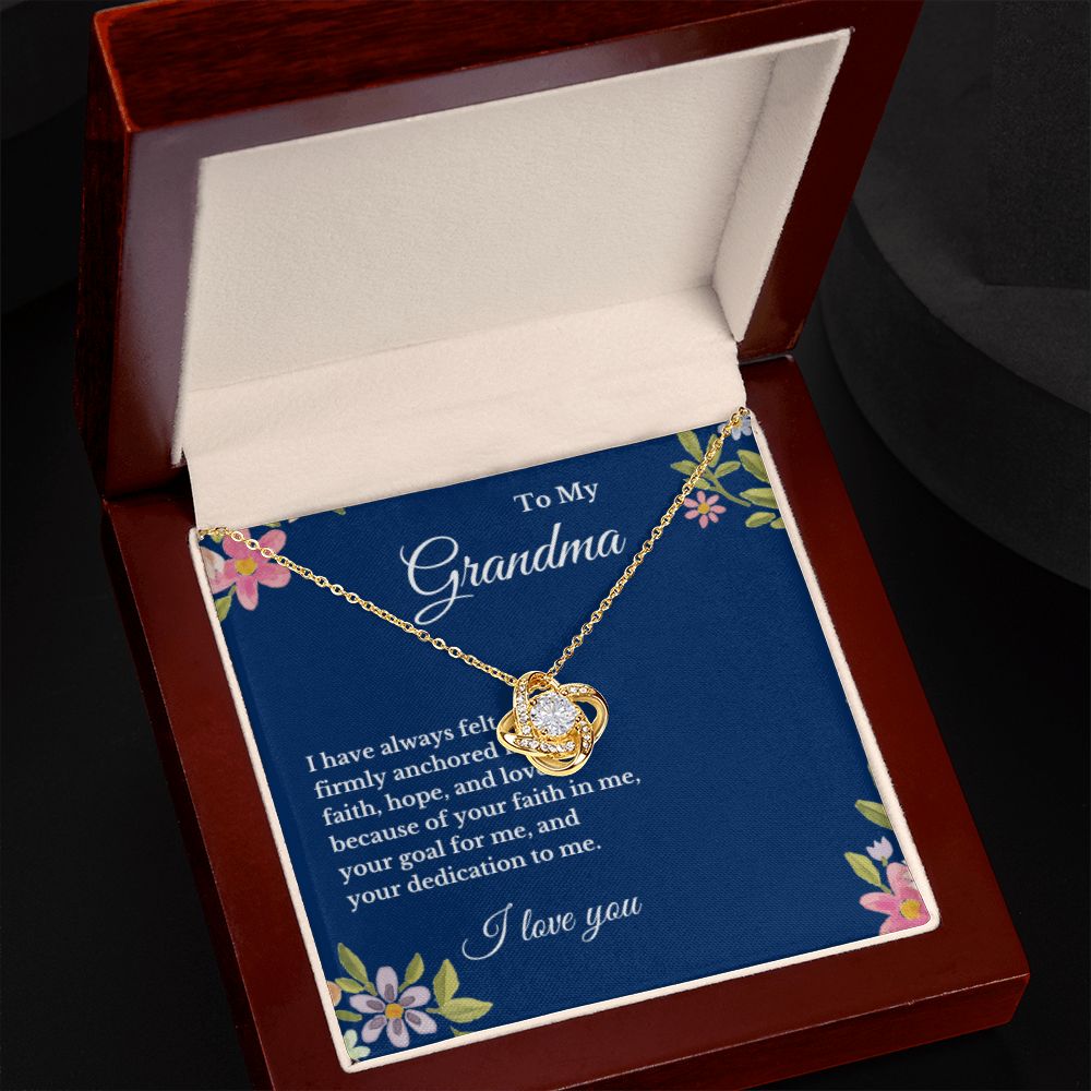 To My Grandma Necklace, Grandmother Gift from Grandson, from Granddaughter, Grandma, Birthday Graduation Gift, Christmas Gift for Her