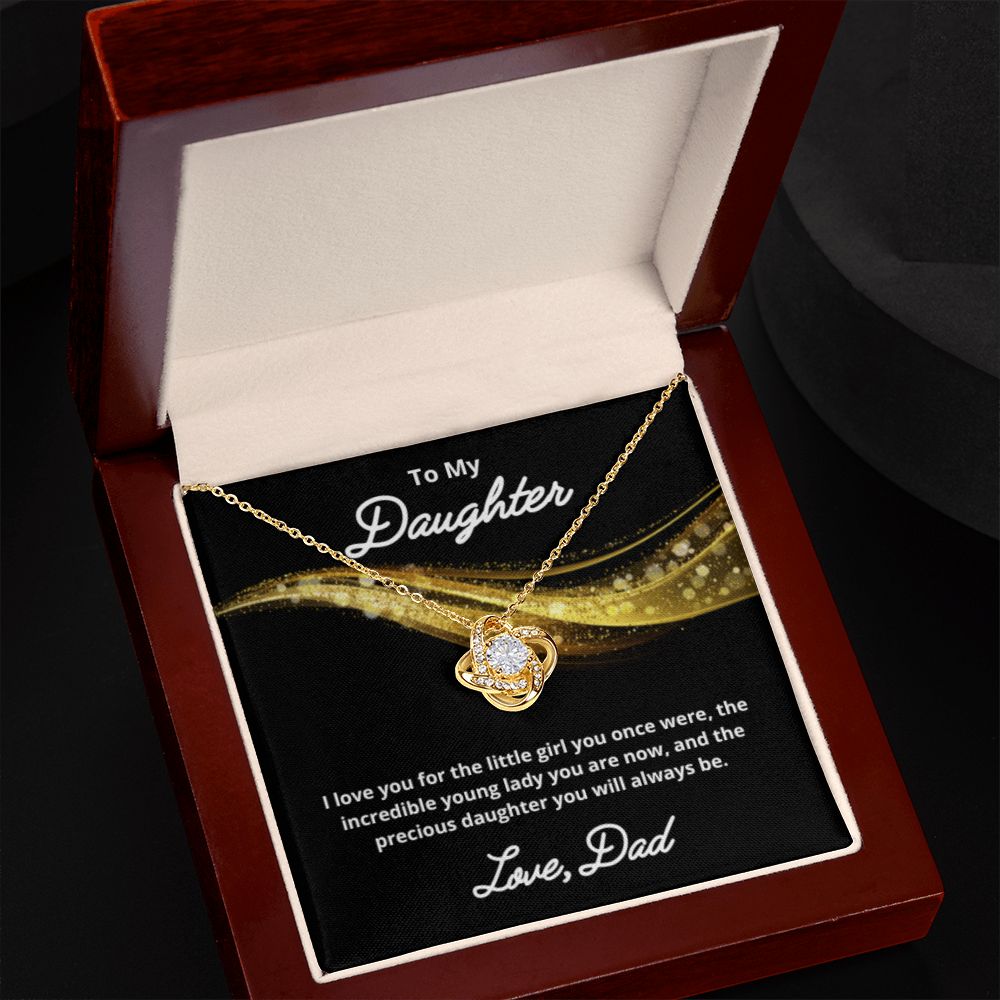 To My Daughter Necklace, Father Daughter Necklace, Father to Daughter Birthday Gift, Gifts to Daughter from Dad