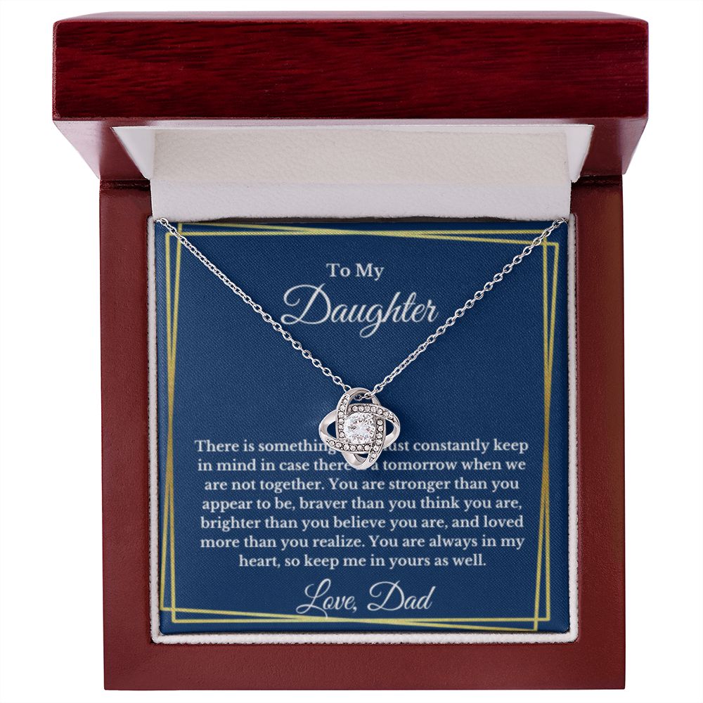 To My Daughter Necklace, Father Daughter Necklace, Father to Daughter Birthday Gift, Gifts to Daughter from Dad