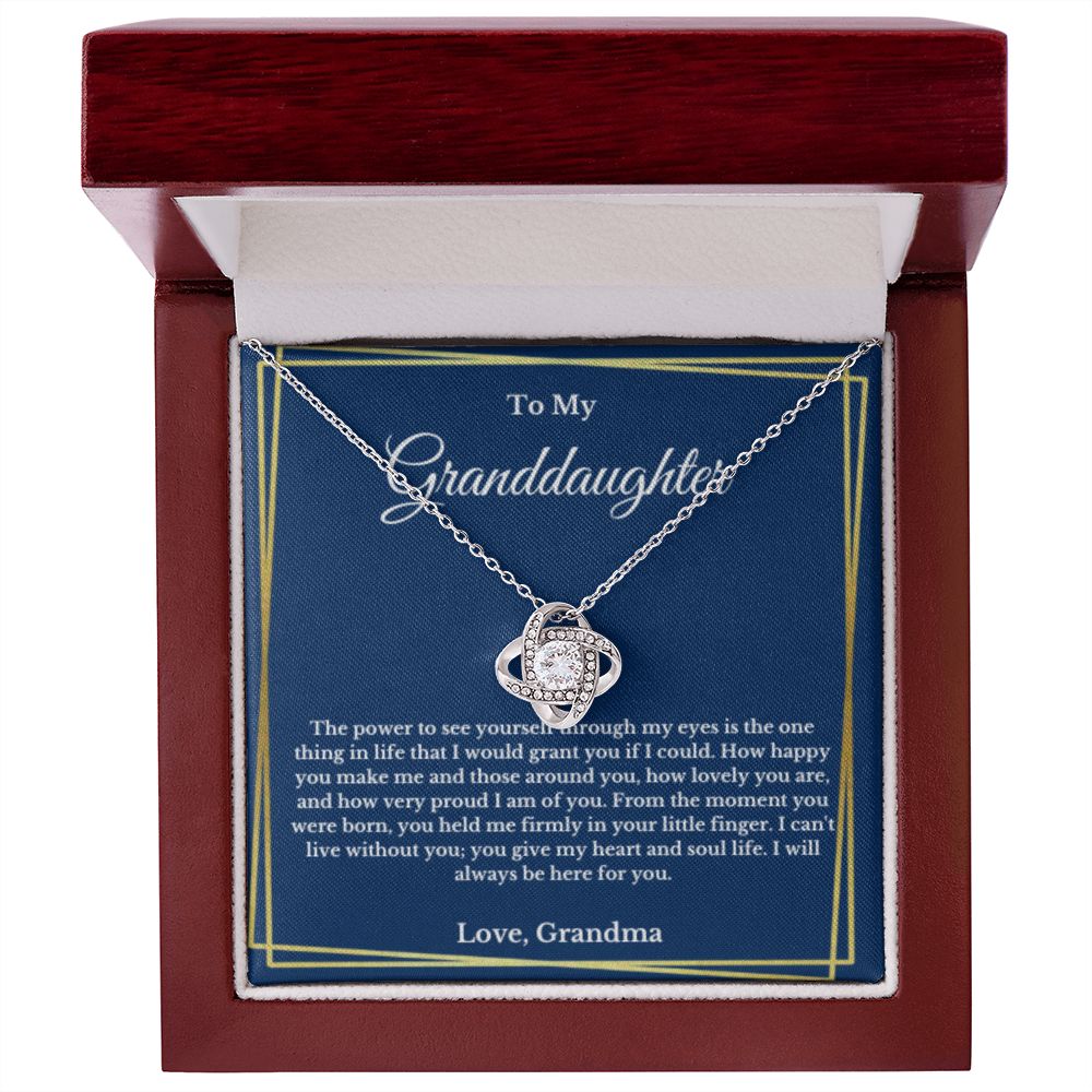 To My Granddaughter Necklace, Granddaughter Gift from Grandpa, Grandma, Birthday Graduation Gift, Christmas Gift for Her