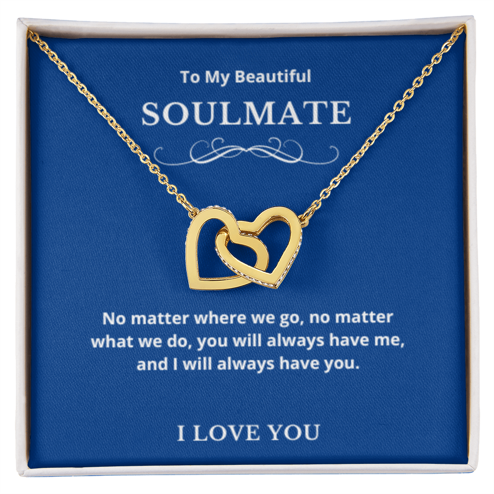 Hearts Jewelry, FG Family Gift, Wife Necklace, Gift from Husband/Boyfriend, To My Soulmate Jewelry, Birthday Gift