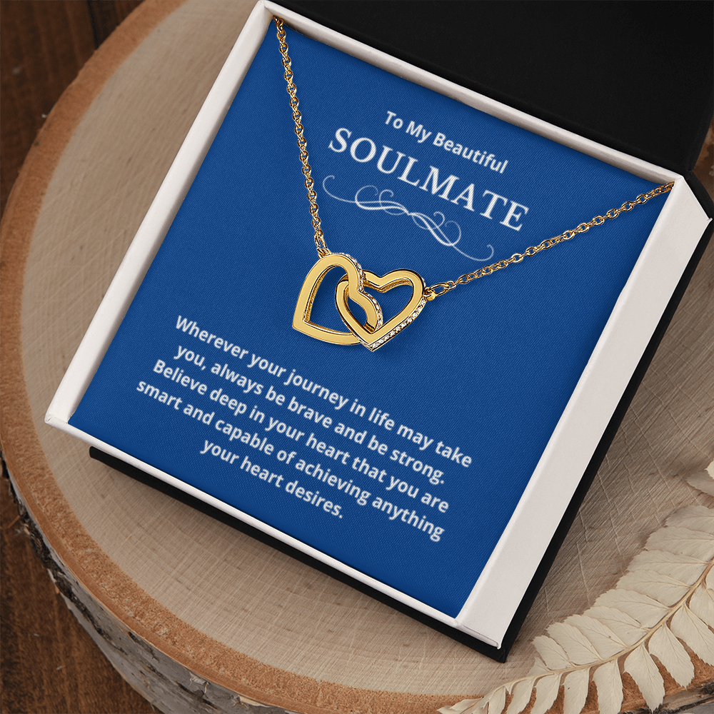 Hearts Jewelry, FG Family Gift, Wife Necklace, Gift from Husband/Boyfriend, To My Soulmate Jewelry, Birthday Gift