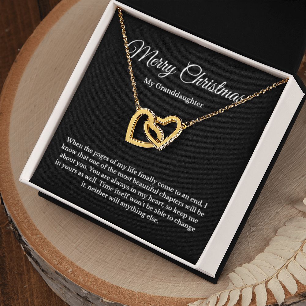 To My Beautiful Granddaughter Necklace, Granddaughter Gift from Grandpa, Grandma, Birthday Graduation Gift, Christmas Gift for Her