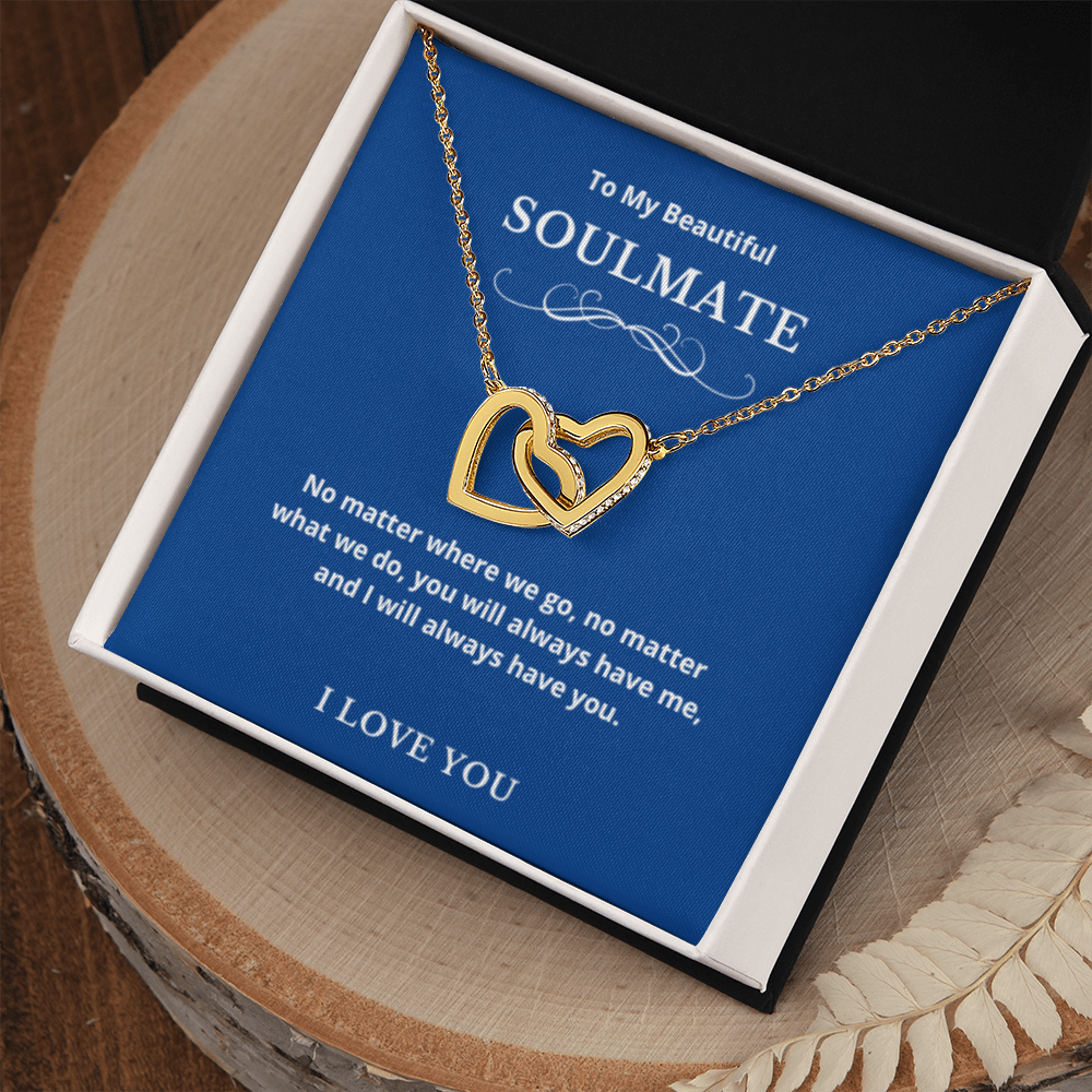 Hearts Jewelry, FG Family Gift, Wife Necklace, Gift from Husband/Boyfriend, To My Soulmate Jewelry, Birthday Gift