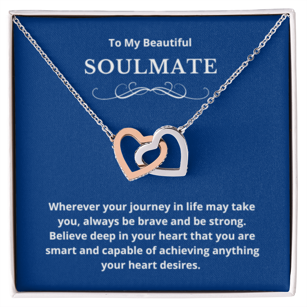Hearts Jewelry, FG Family Gift, Wife Necklace, Gift from Husband/Boyfriend, To My Soulmate Jewelry, Birthday Gift
