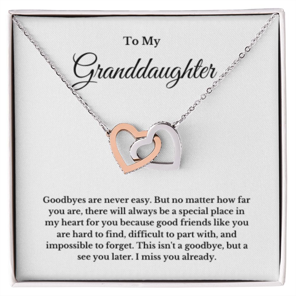 Granddaughter Going Away Gift, From Grandma, From Grandpa, Moving Away Gift Farewell Gift Granddaughter Goodbye Gift