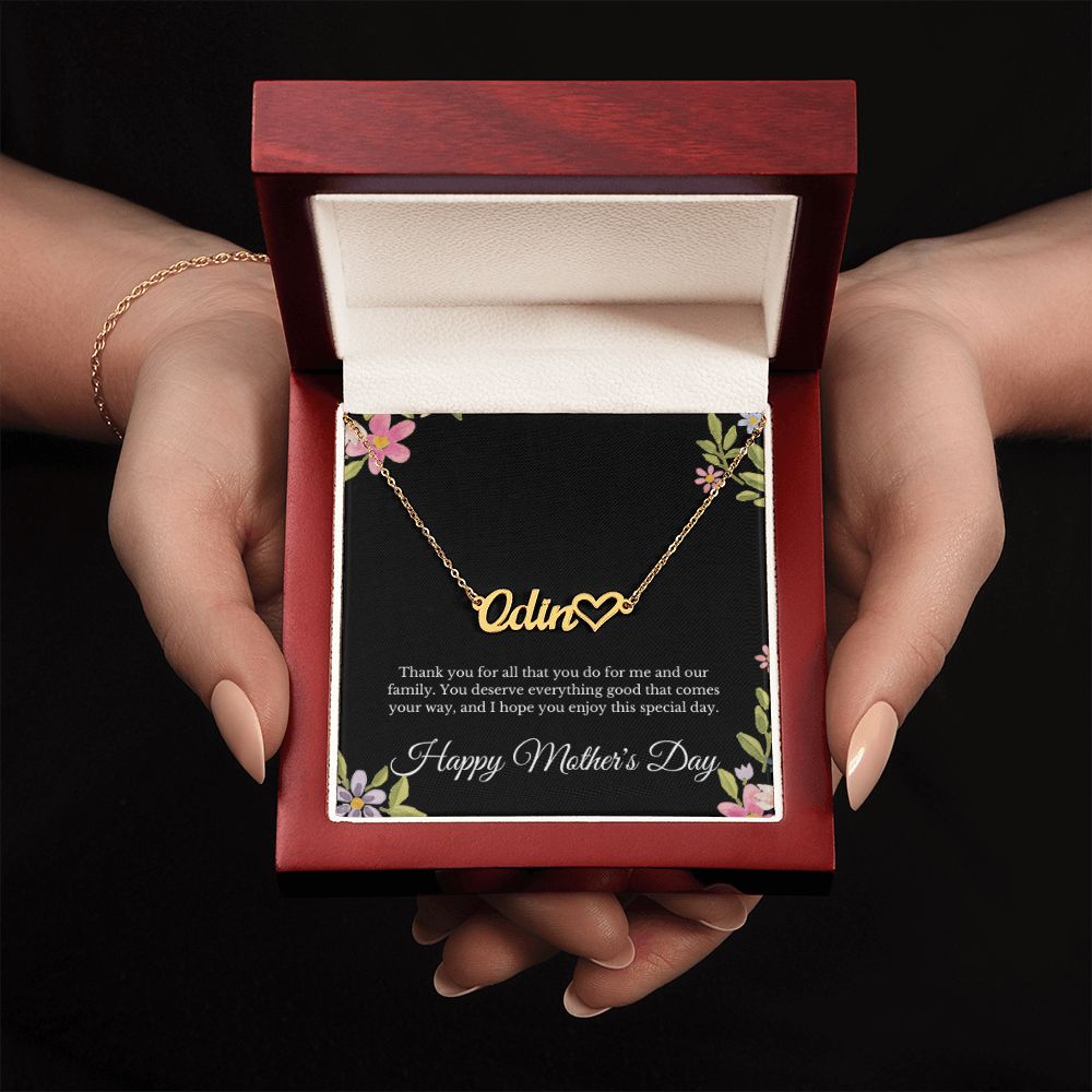 Personalized Custom Name Mother's Day Necklace Gifts for Women Mama Necklace for Mom Mothers Handmade Jewelry Unique Jewelry Mothers Day Gift for Her