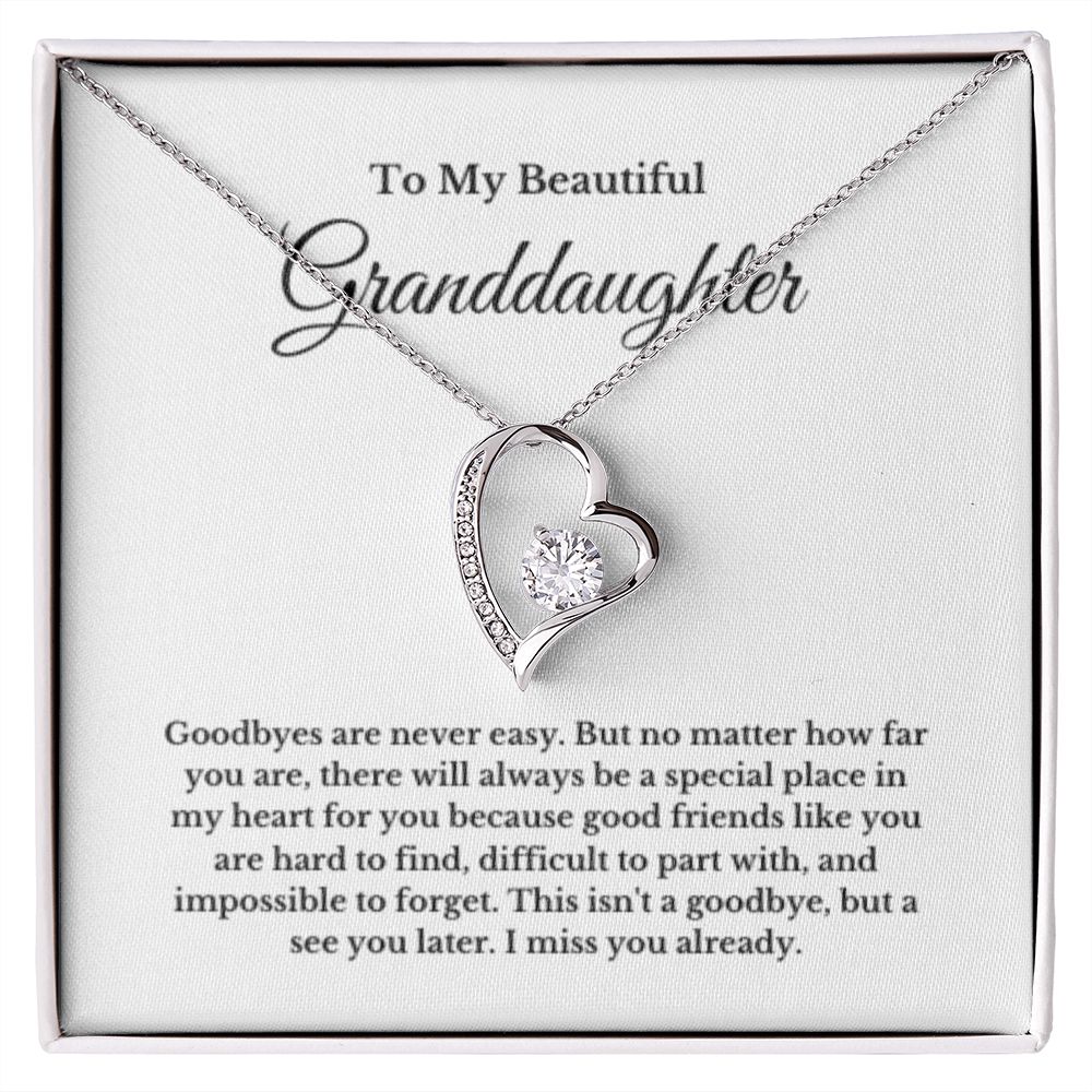 Granddaughter Going Away Gift, Moving Away Gift Farewell Gift, Goodbye Gift, Going Away Gift, Minimalist Summer Jewelry