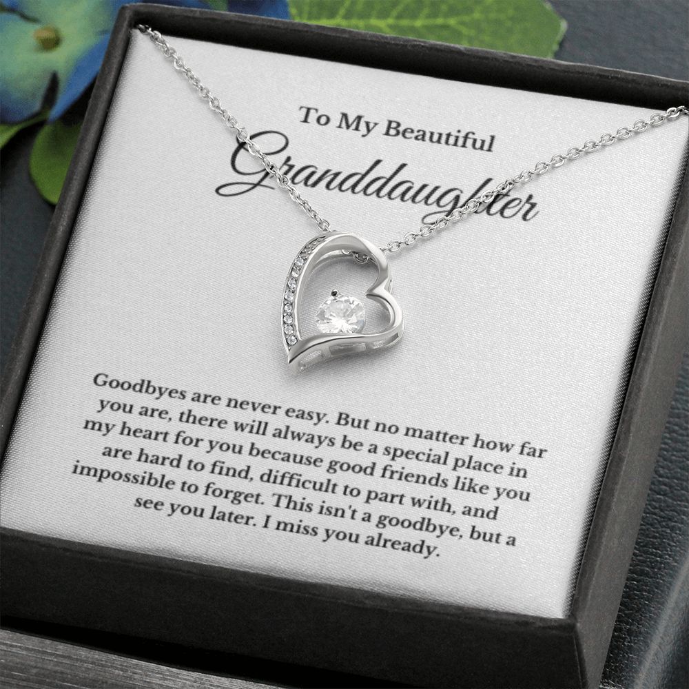 Granddaughter Going Away Gift, Moving Away Gift Farewell Gift, Goodbye Gift, Going Away Gift, Minimalist Summer Jewelry