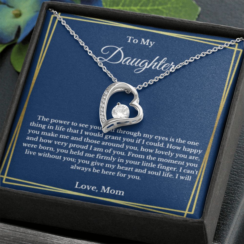 To My Daughter Necklace, Mother Daughter Necklace, Mother to Daughter Birthday Gift, Gifts to Daughter from Mom